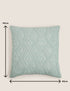 Pure Cotton Geometric Textured Cushion